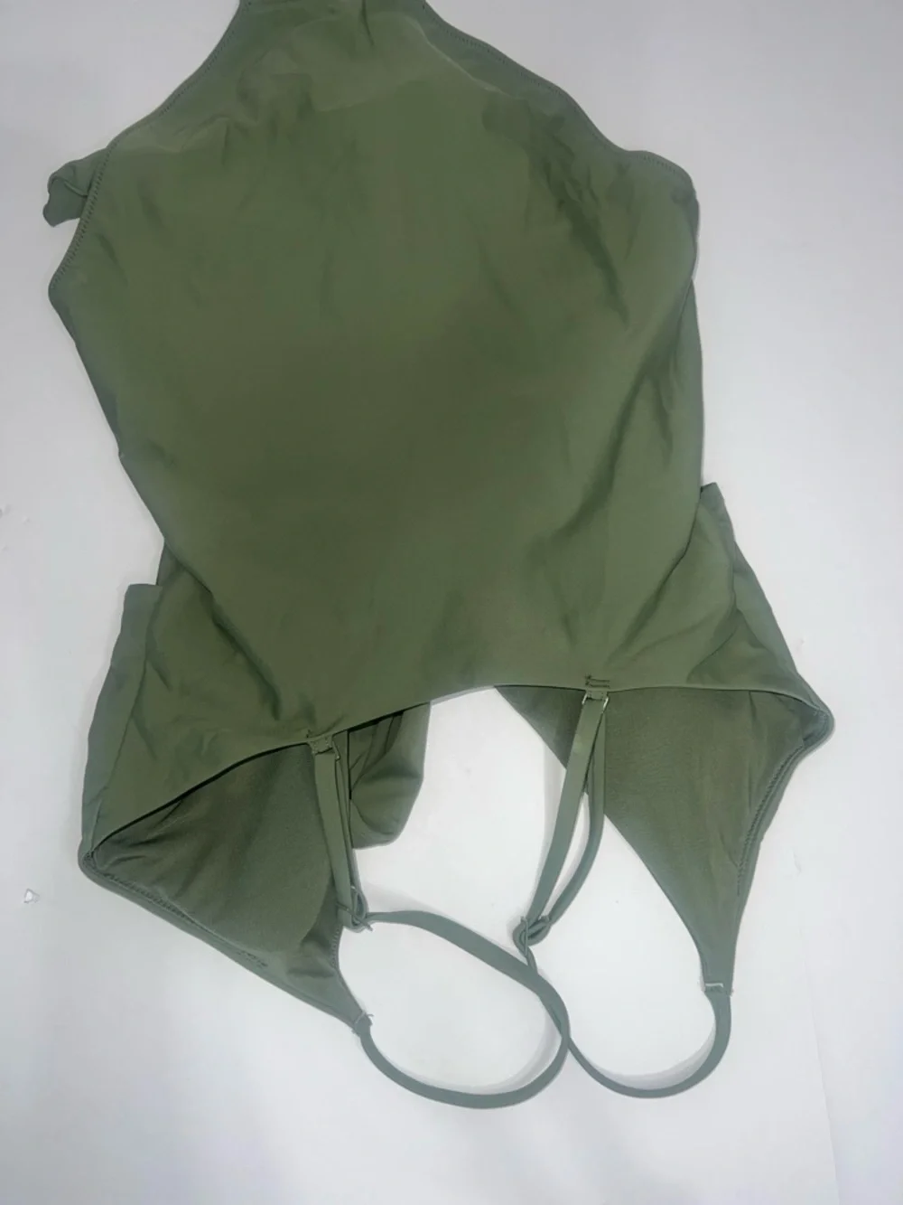 Women’s aerie Olive Green One-Piece Swimsuit Size M - Picture 5 of 11